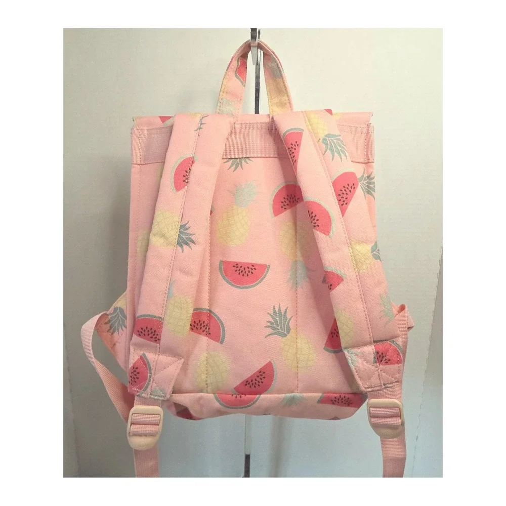 Herschel Supply Co Survey Kids Backpack Pink Watermelon Pineapple Fruit Print